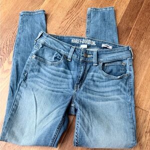 Harley-Davidson Women's Blue Skinny Jeans